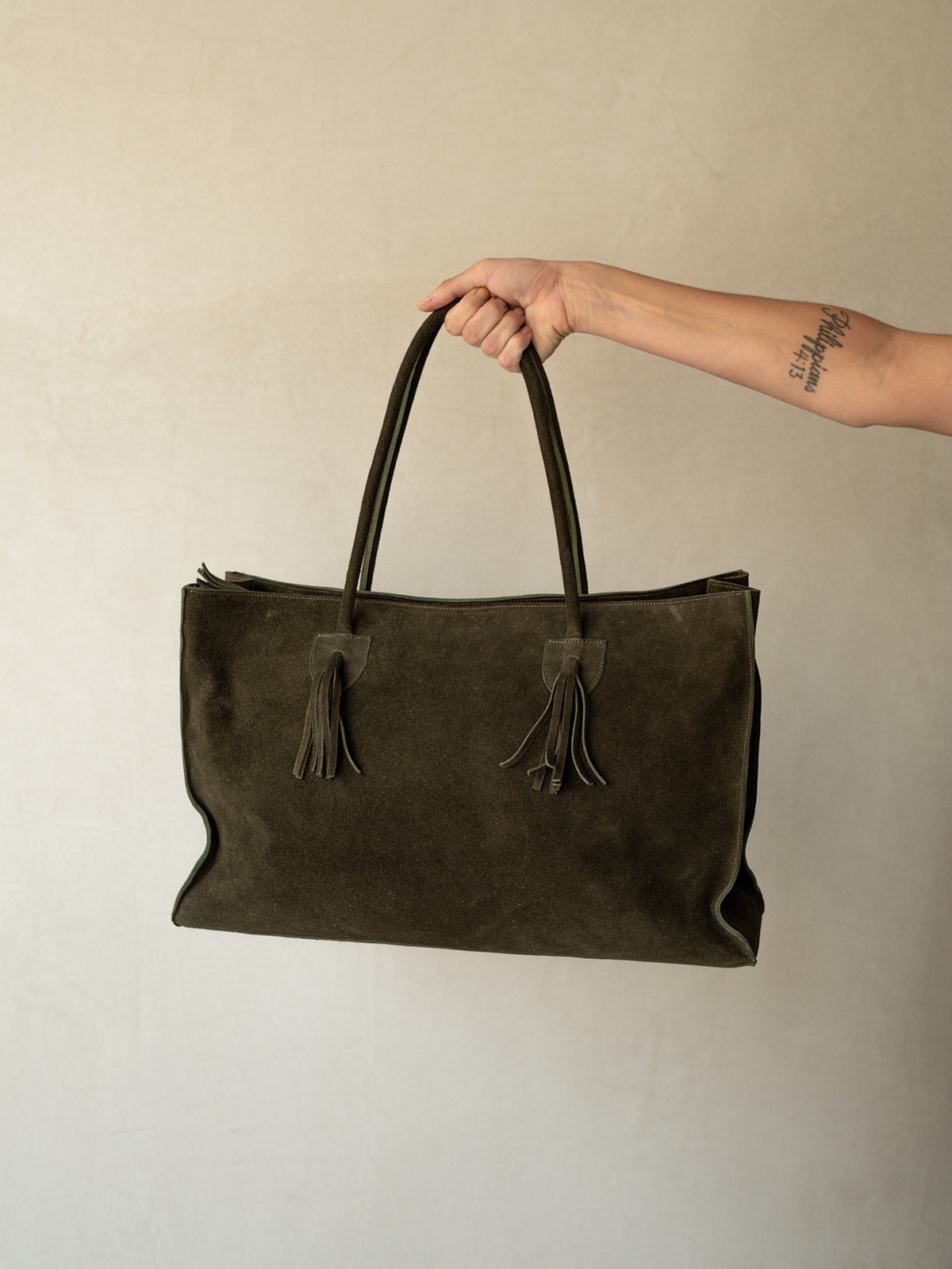 Black Suede Leather Tote Bag,large Black Bag,black Shoulder